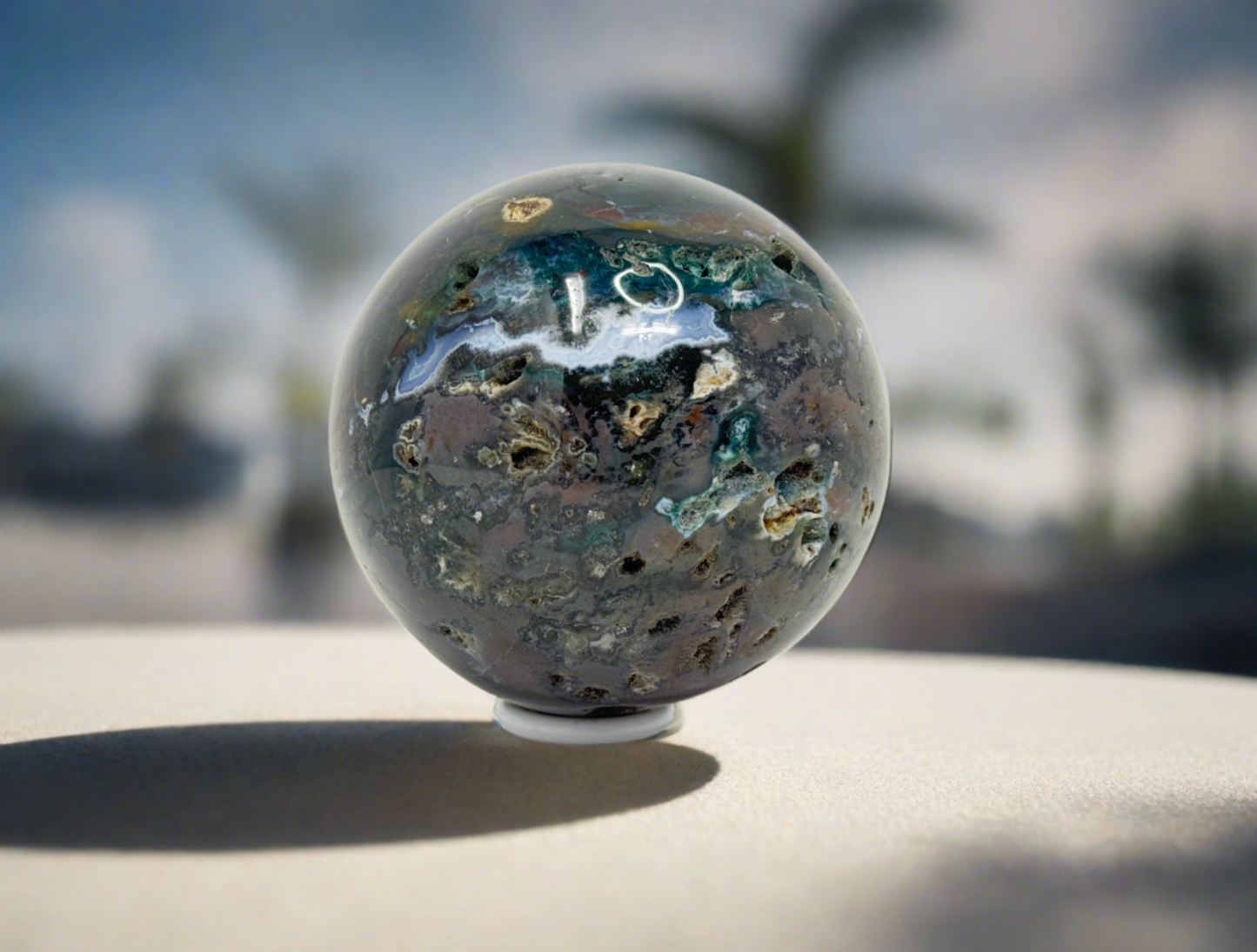 Ocean Jasper Sphere