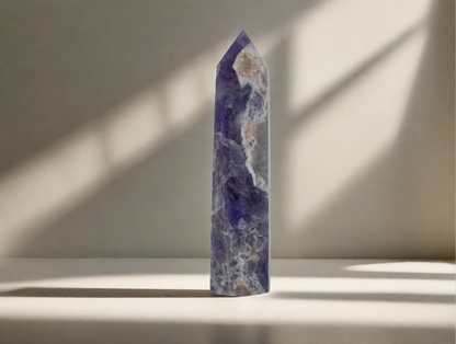 Chevron Amethyst Tower