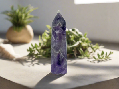 Chevron Amethyst Tower