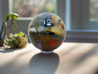 Ocean Jasper Sphere