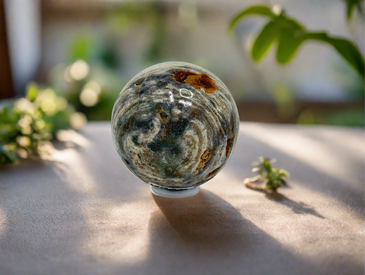 Ocean Jasper Sphere