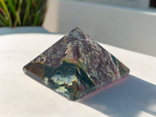 Ocean Jasper Pyramid