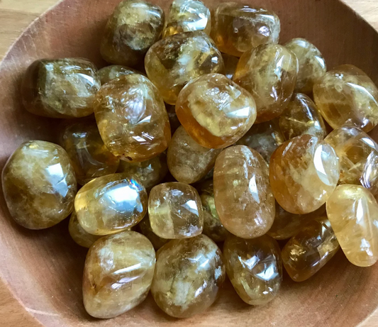 Honey Calcite Tumbles