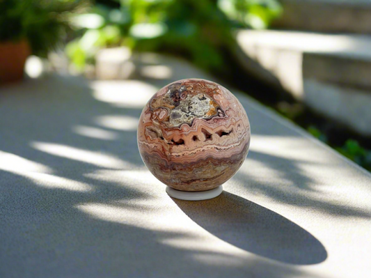 Indonesian Lace Agate Sphere