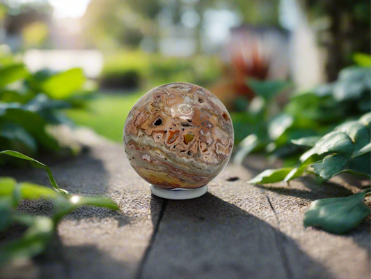 Indonesian Lace Agate Sphere