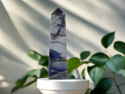 Purple Chalcedony Tower