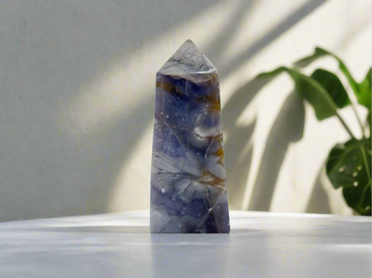 Purple Chalcedony Tower