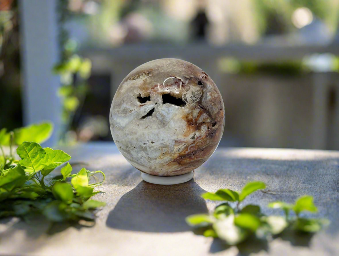 Indonesian Lace Agate Sphere