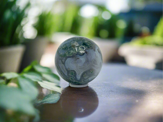 Moss Agate Sphere