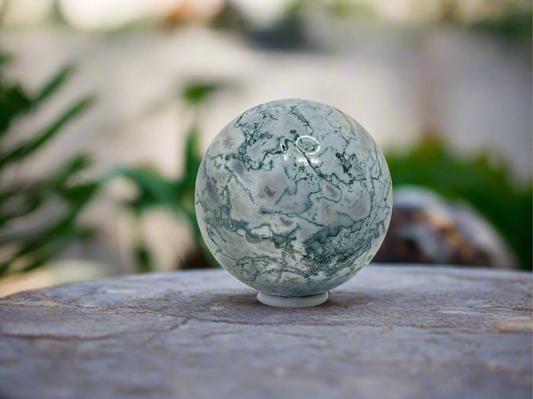 Moss Agate Sphere