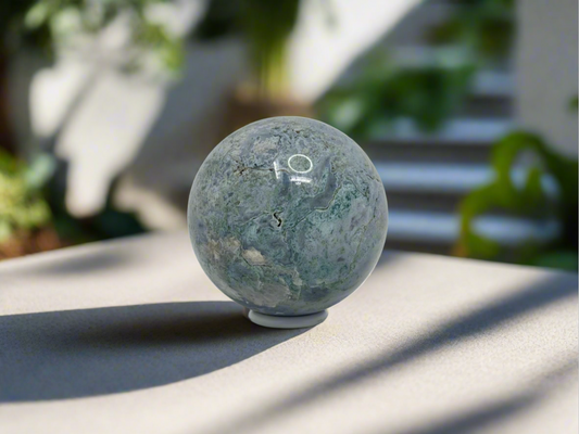 Moss Agate Sphere