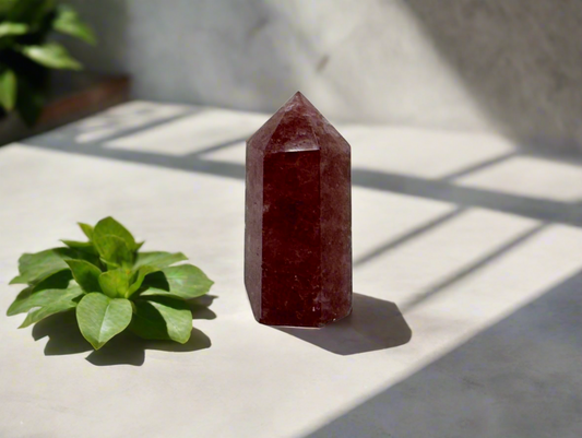 Strawberry Quartz Tower