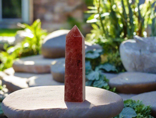 Strawberry Quartz Tower