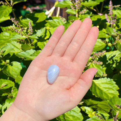 Blue Chalcedony Tumbles