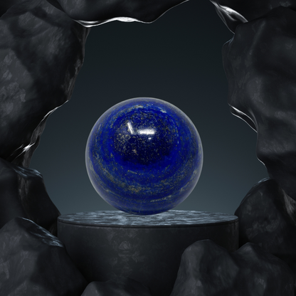 Lapis Lazuli Sphere 2