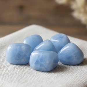 Blue Chalcedony Tumbles