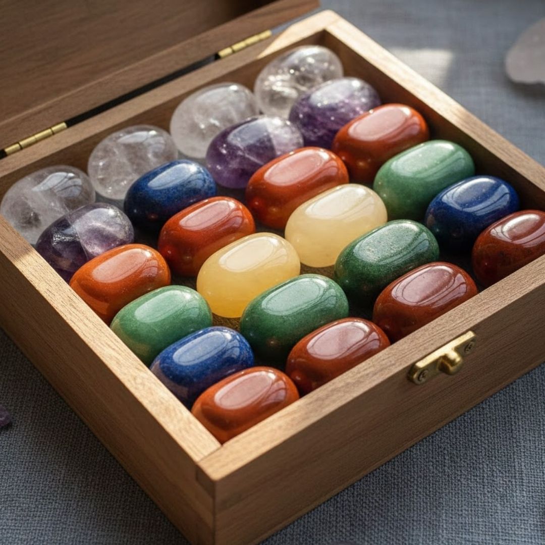 Chakra Stone Box Set Mixed Ovals