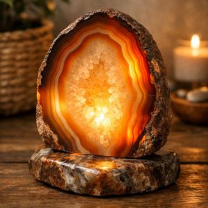 Gemstone Lamp Agate