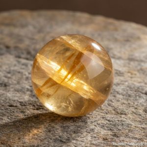 Honey Calcite Sphere