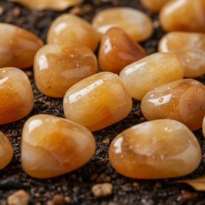 Honey Calcite Tumbles