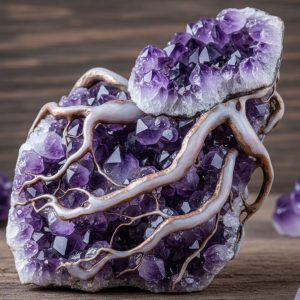 Large Amethyst Wand Roots